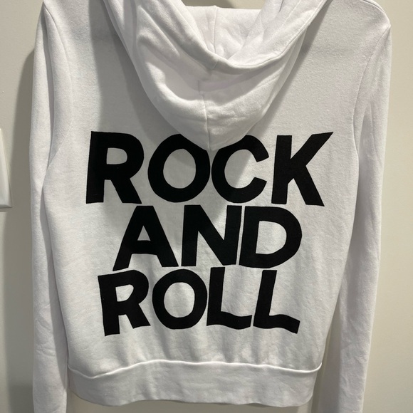 Aviator Nation “Rock and Roll”  zip-up hooded sweat jacket - Picture 5 of 10